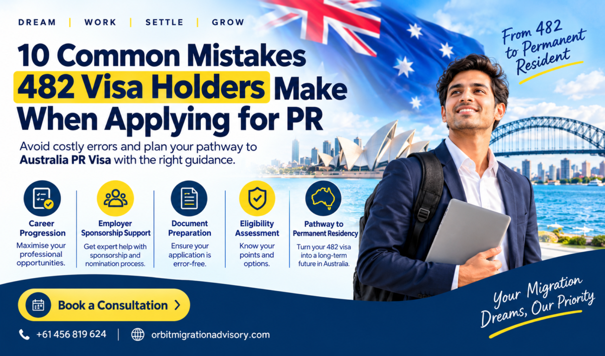 482 Visa to PR: 10 Mistakes to Avoid Before You Apply